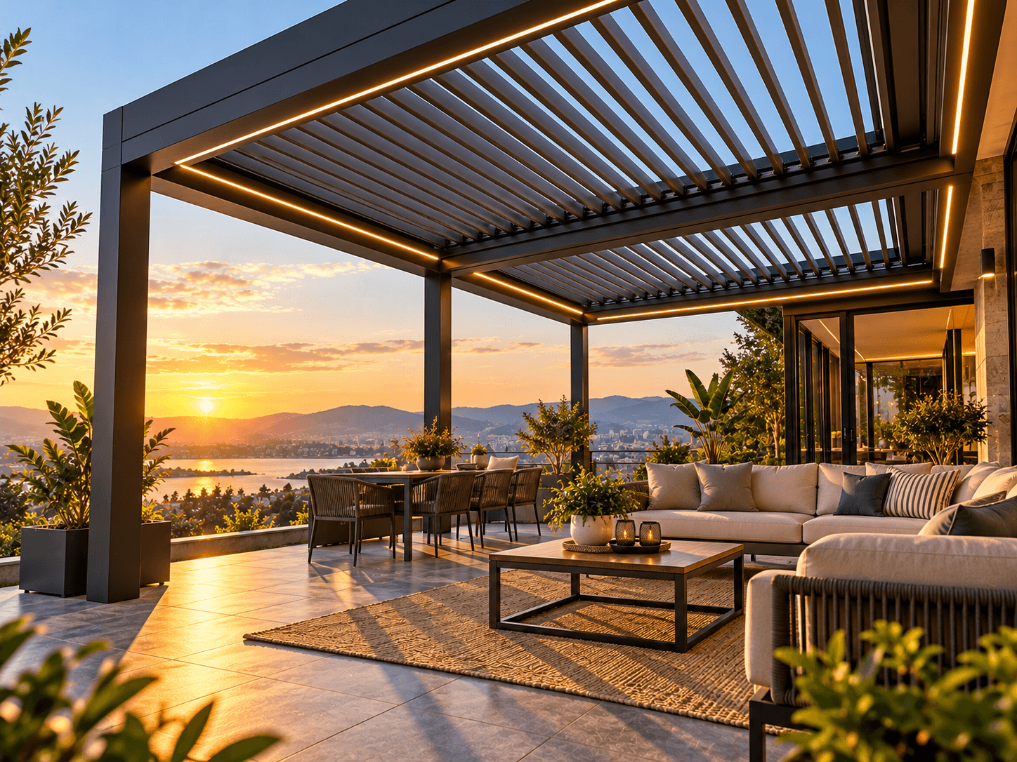 Bioklimatik Pergola Sistemleri