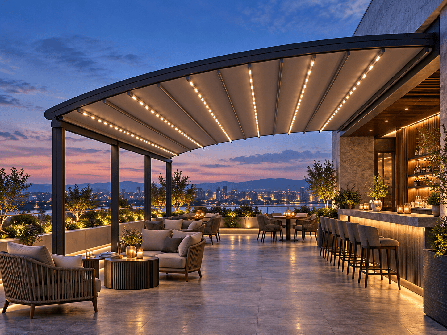 Oval Pergola Sistemleri